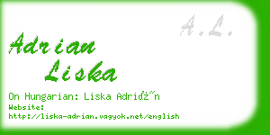 adrian liska business card